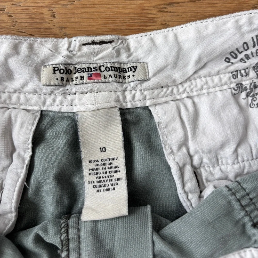 Polo jeans company ralph lauren vintage military style shorts womens 10